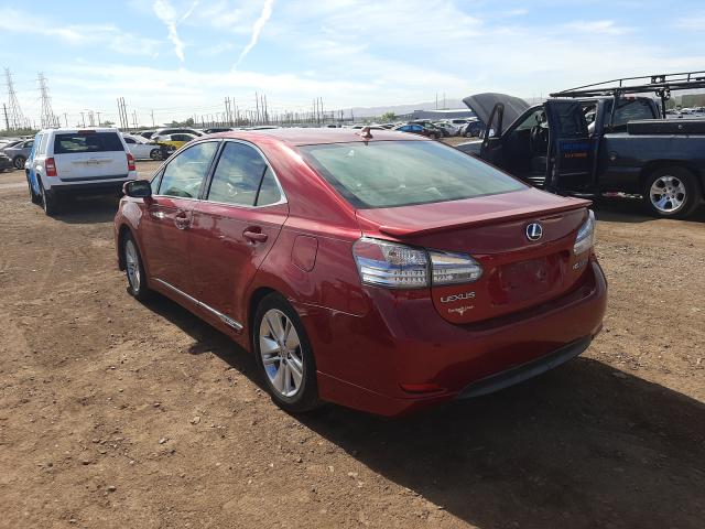 2010 LEXUS HS 250H JTHBB1BA6A2014455