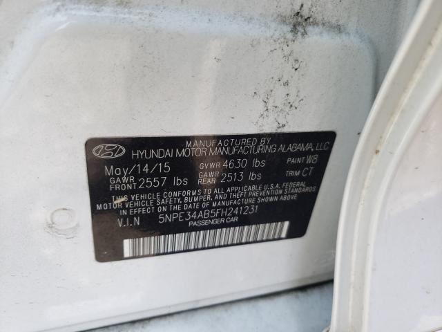 5NPE34AB5FH241231 Hyundai Sonata Spo 2015. Фото: 9