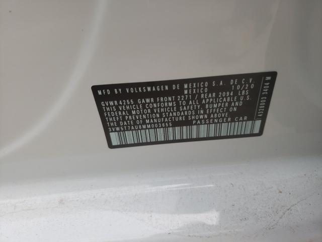 2021 VOLKSWAGEN GTI S 3VW5T7AU8MM003655