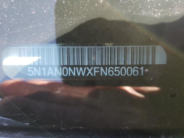 2015 NISSAN XTERRA X 5N1AN0NWXFN650061