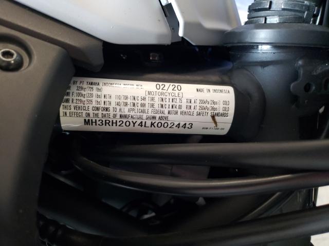 2020 YAMAHA MT-03 MH3RH20Y4LK002443