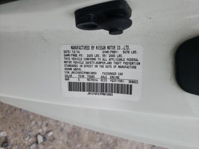 2015 INFINITI Q60 BASE JN1CV6FE7FM810850