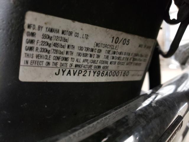2006 YAMAHA XV1900 AC JYAVP21Y96A000160