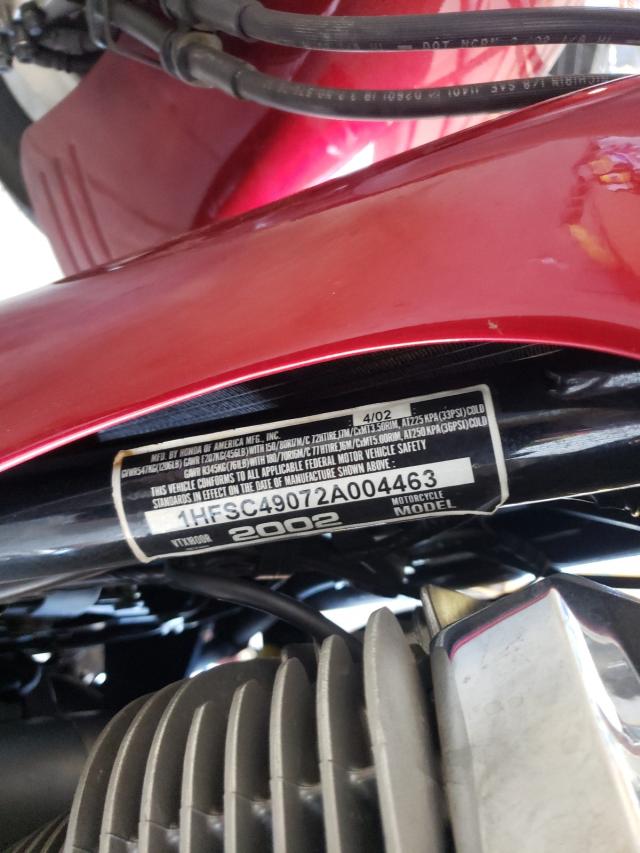 2002 HONDA VTX 1HFSC49072A004463