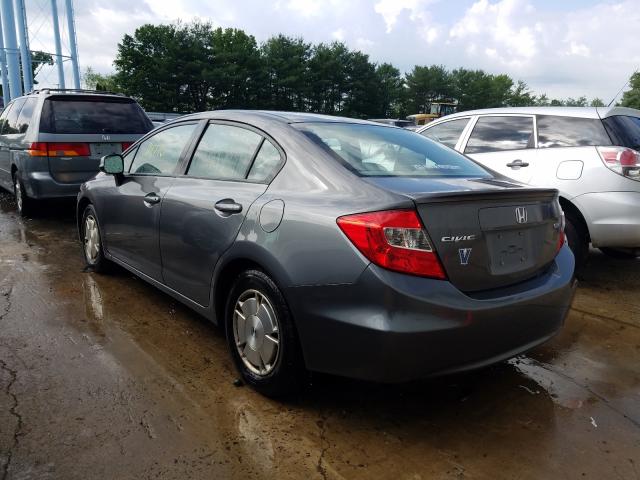2012 HONDA CIVIC HF 2HGFB2F62CH522027
