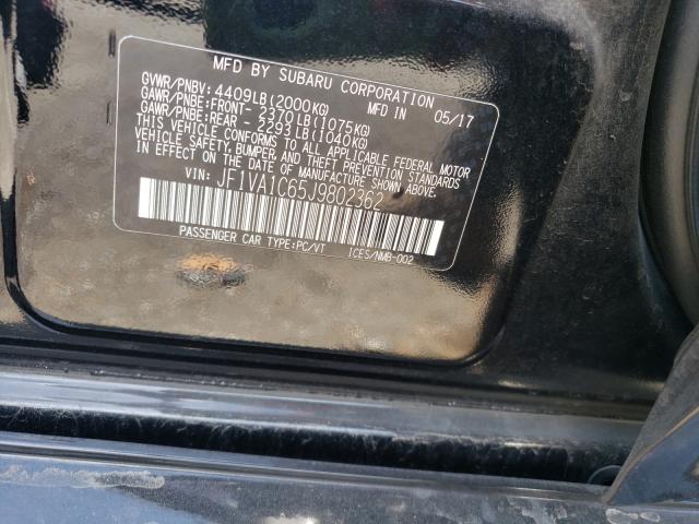 2018 SUBARU WRX PREMIU JF1VA1C65J9802362
