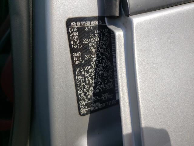 2014 NISSAN JUKE NISMO JN8DF5MV7ET150507