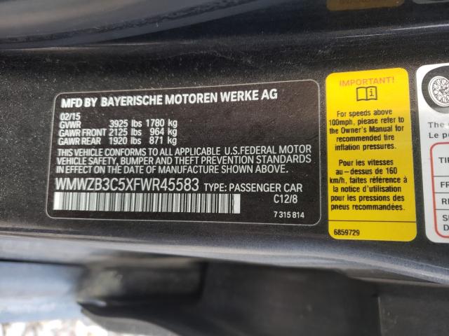 2015 MINI COOPER COU WMWZB3C5XFWR45583