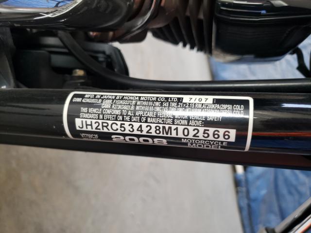 2008 HONDA VT750 C2F JH2RC53428M102566