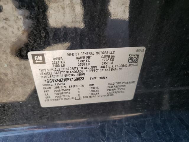 2015 CHEVROLET SILVRDO LT 1GCVKREH0FZ158023