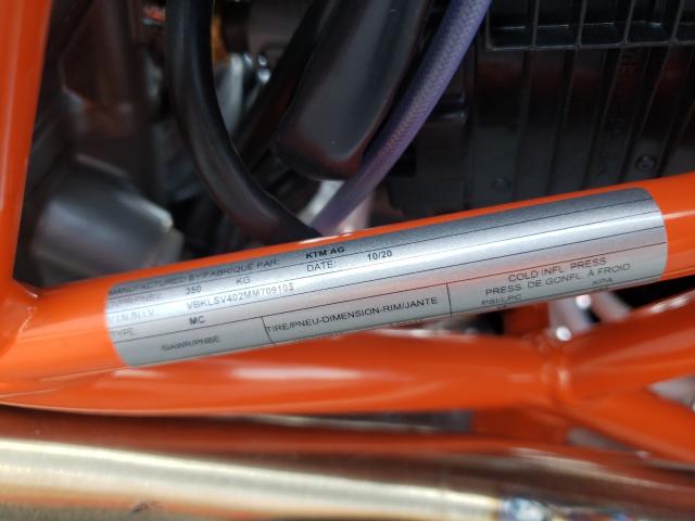 2021 KTM 690 SMC R VBKLSV402MM709105