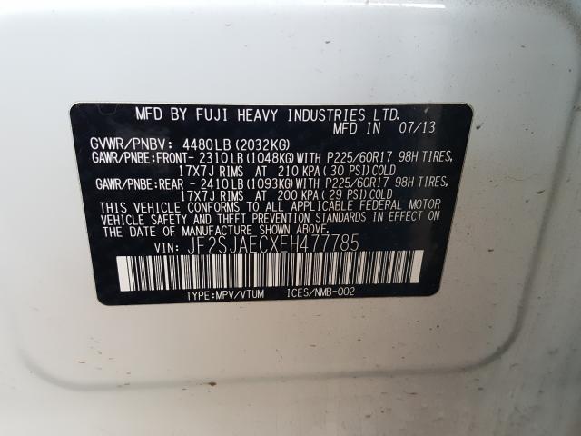 2014 SUBARU FORESTER 2 JF2SJAECXEH477785