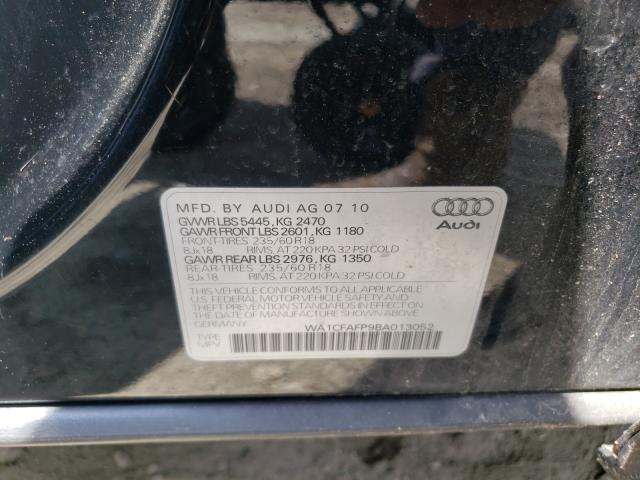 2011 AUDI Q5 WA1CFAFP9BA013052