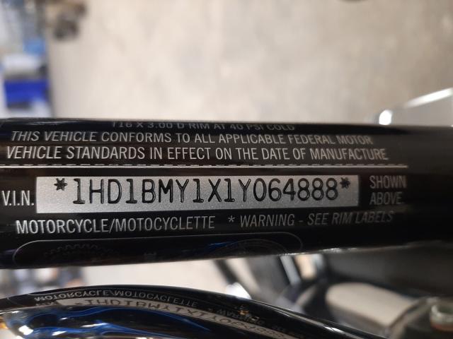 2001 HARLEY-DAVIDSON FLSTF 1HD1BMY1X1Y064888