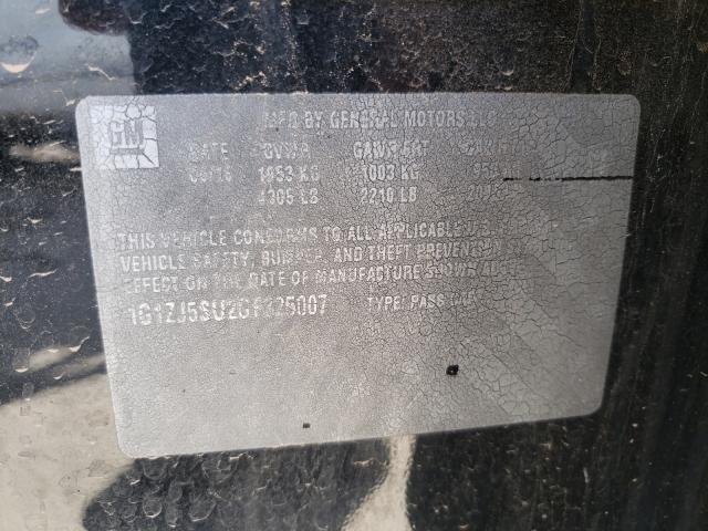 2016 CHEVROLET MALIBU HYB 1G1ZJ5SU2GF325007