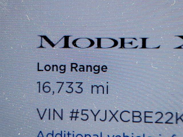 2019 TESLA MODEL X 5YJXCBE22KF211667