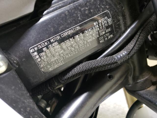 2016 SUZUKI GSX-S750 JS1GR7NA2G2100141