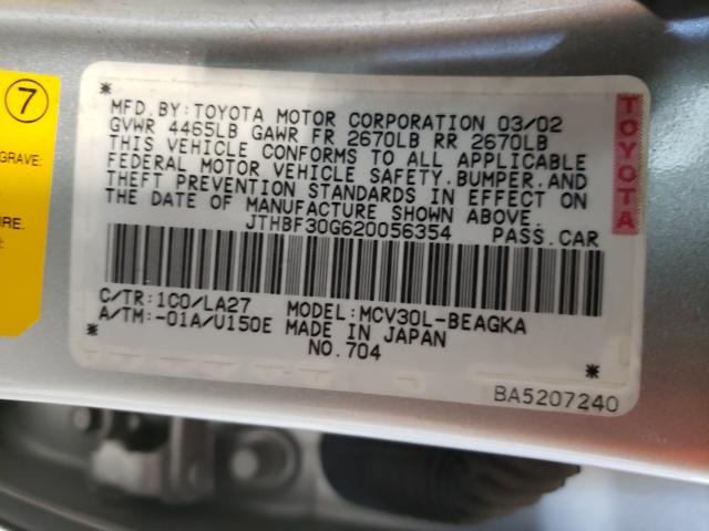 JTHBF30G620056354 2002 Lexus Es 300