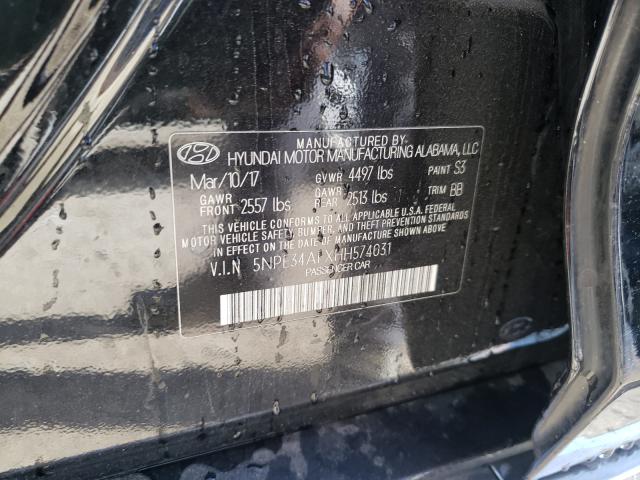 2017 HYUNDAI SONATA SPO 5NPE34AFXHH574031