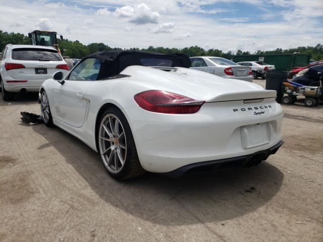 2016 PORSCHE BOXSTER SP WP0CC2A89GS152474