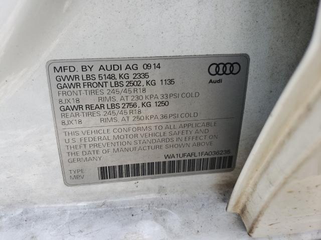 2015 AUDI A4 ALLROAD WA1UFAFL1FA036235