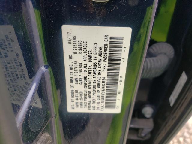 2018 ACURA TLX 19UUB1F34JA003564