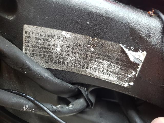 2006 YAMAHA FZ1 S JYARN17E36A001660