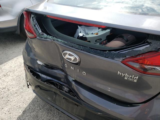 2017 HYUNDAI IONIQ BLUE KMHC65LCXHU043470
