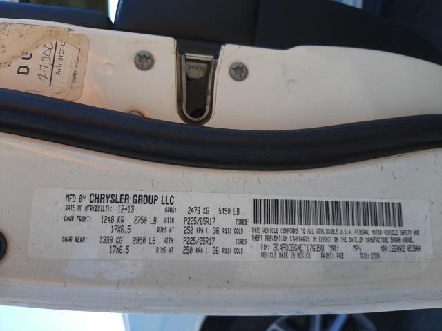 2014 DODGE JOURNEY 3C4PDCBGXET176398