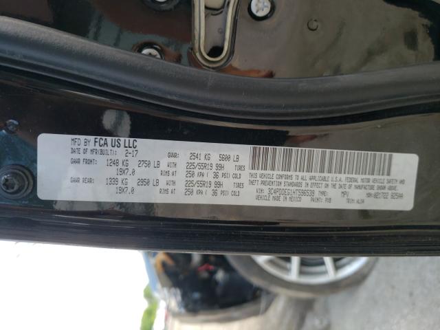 2017 DODGE JOURNEY GT 3C4PDDEG1HT596539