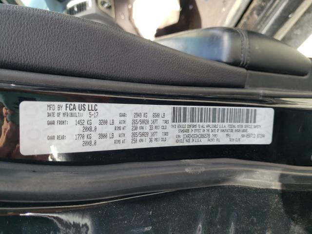2017 DODGE DURANGO GT 1C4RDHDG3HC896578
