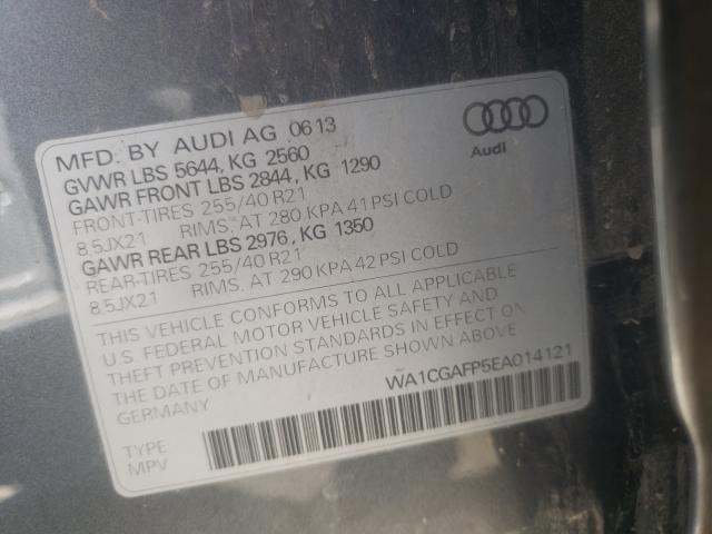 2014 AUDI SQ5 PREMIU WA1CGAFP5EA014121