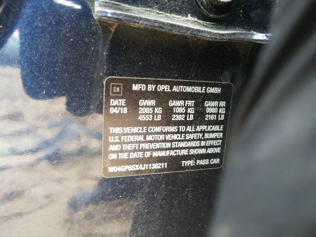 2018 BUICK REGAL ESSE W04GP6SX4J1136211