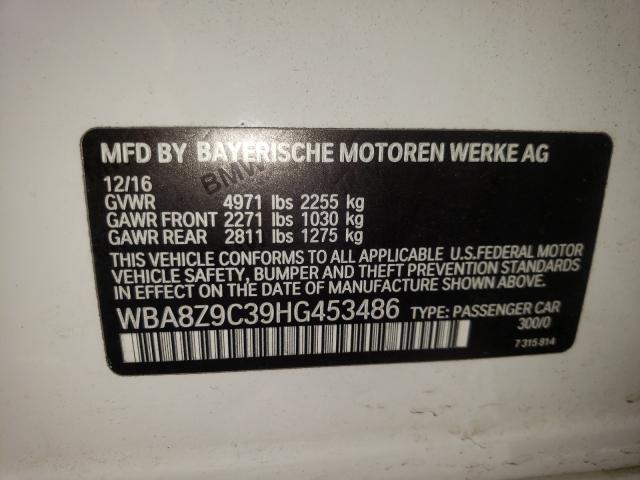 2017 BMW 330 XIGT WBA8Z9C39HG453486