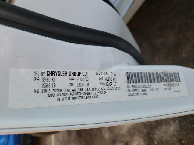 2011 DODGE CHARGER PO 2B3CL1CT7BH551915