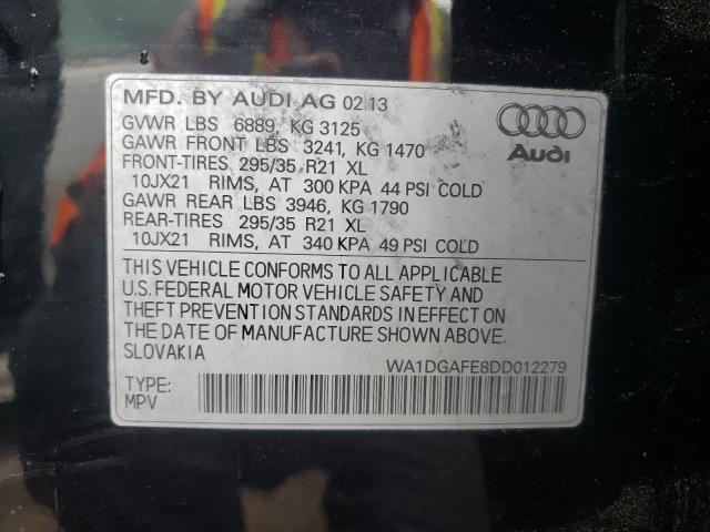 2013 AUDI Q7 PRESTIG WA1DGAFE8DD012279