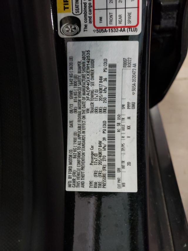 2014 FORD FIESTA ST 3FADP4GXXEM142535
