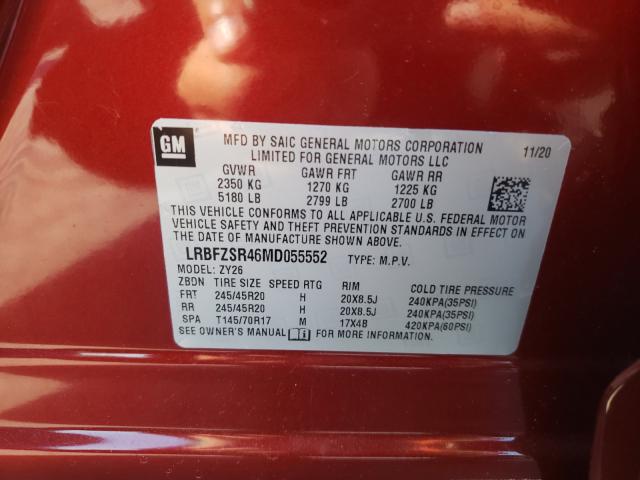 2021 BUICK ENVISION A LRBFZSR46MD055552
