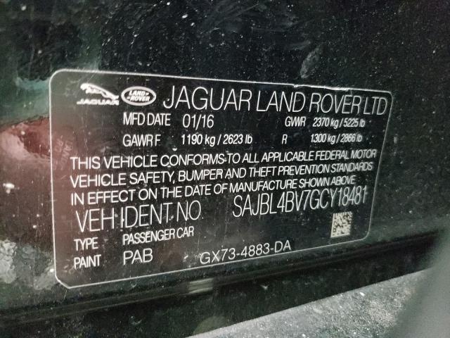 2016 JAGUAR XF R - SPO SAJBL4BV7GCY18481