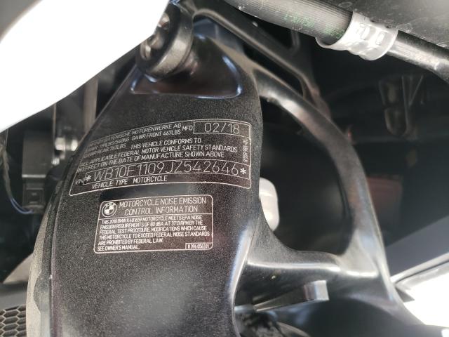 2018 BMW K1600GT WB10F1109JZ542646