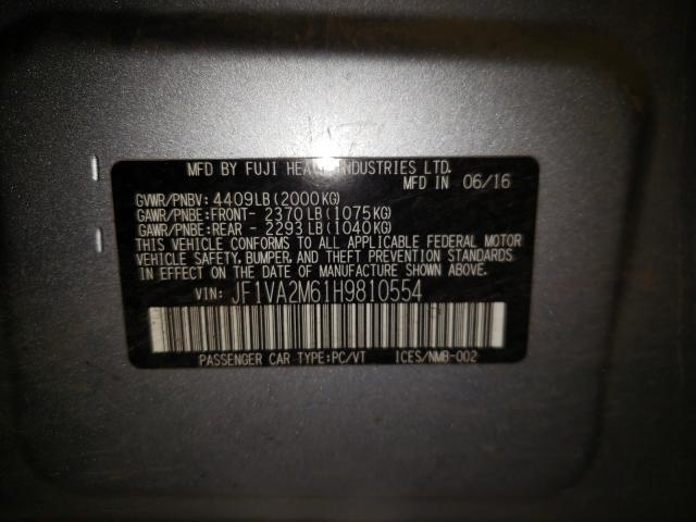 2017 SUBARU WRX STI JF1VA2M61H9810554