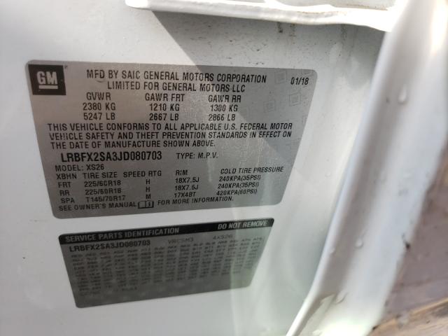 2018 BUICK ENVISION E LRBFX2SA3JD080703