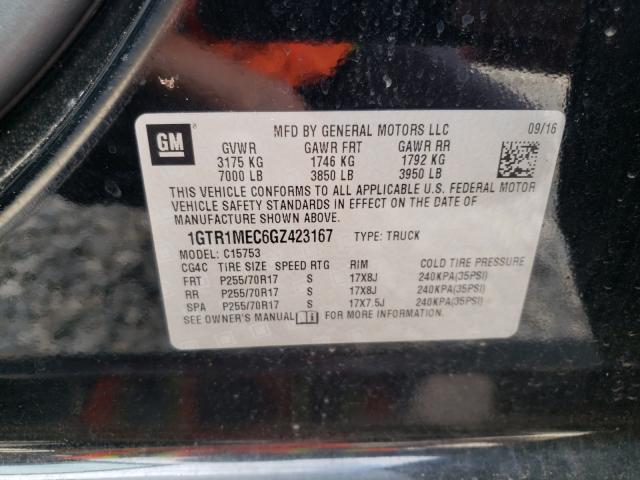 2016 GMC SIERRA C15 1GTR1MEC6GZ423167