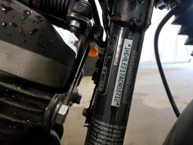 2010 HARLEY-DAVIDSON XL883 N 1HD4LE217AC403712