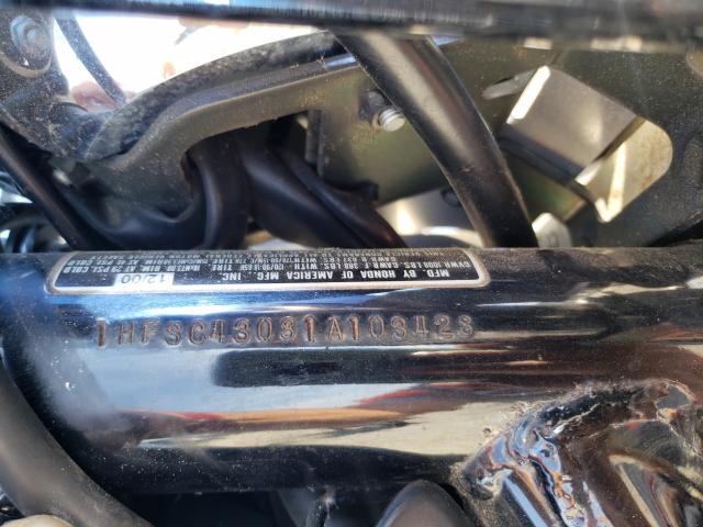 2001 HONDA VT1100 C2 1HFSC43081A103428