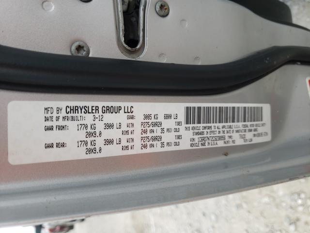 2012 DODGE RAM 1500 L 1C6RD7NT2CS238956