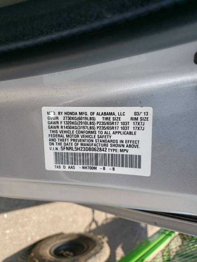 2013 HONDA ODYSSEY LX 5FNRL5H23DB062842
