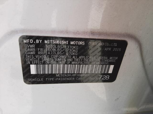 2015 MITSUBISHI MIRAGE DE ML32A3HJ8FH048900