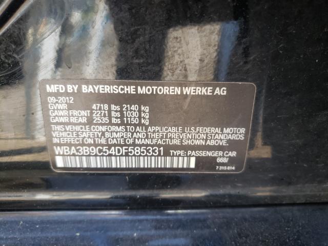 2013 BMW 335 XI WBA3B9C54DF585331