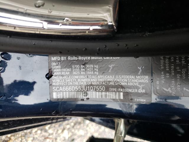 2018 ROLLS-ROYCE DAWN SCA666D55JU107550